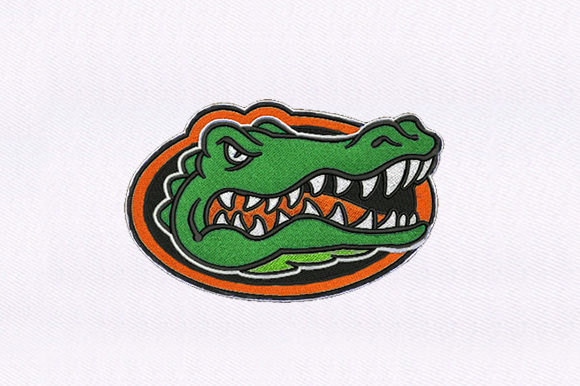 Alligator Embroidery Design