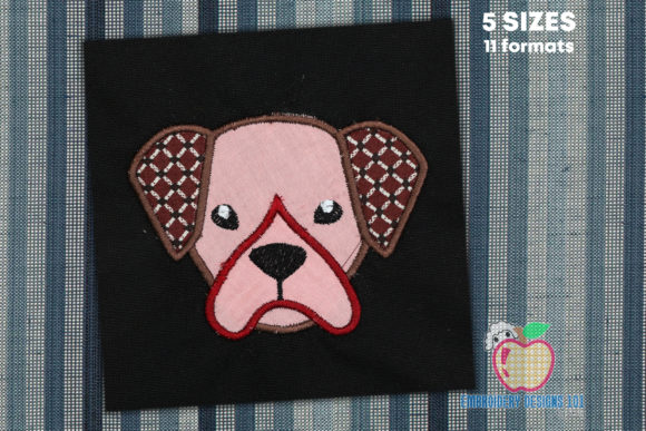 Boxer Dog Head Applique Review