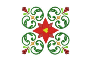 Holiday Quilt Block Embroidery
