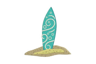 Surfboard in Sand Review